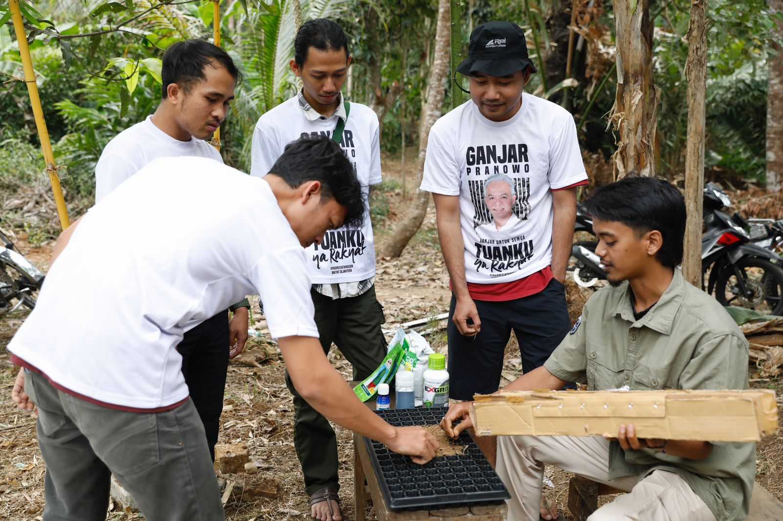 Ganjar Muda Padjajaran Didorong Masyarakat Ciamis Melakukan Pendampingan Pertanian Secara Kontinyu