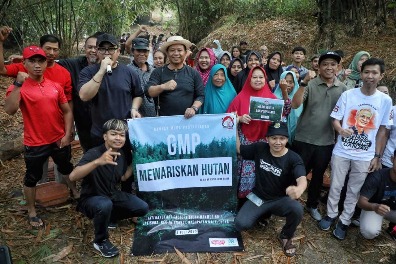 Ganjar Muda Padjajaran Wariskan Hutan di Kawasan Jatiwangi Majalengka 4