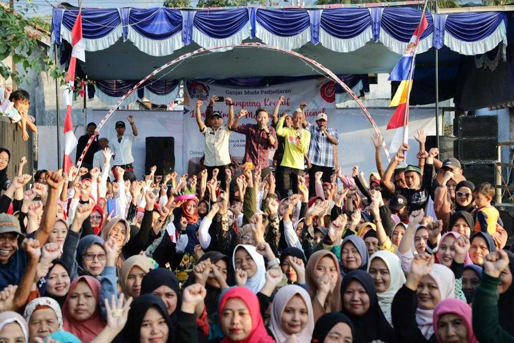 Ganjar Padjajaran Meriahkan Kampung Kreatif Lomba Kreasi Makanan dan Hiburan Rakyat di Garut