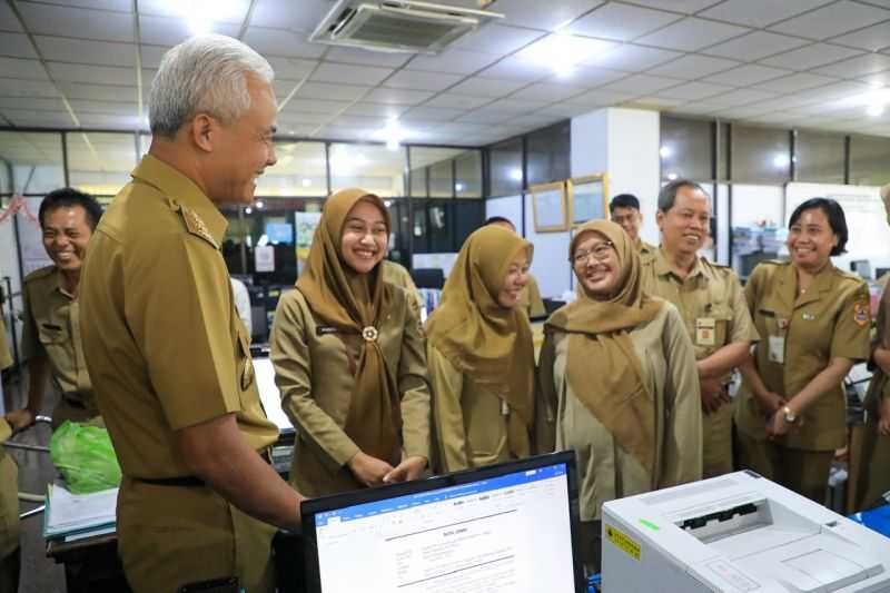 Ganjar Pranowo Berpamitan ke ASN Pemprov Jateng Jelang Purnatugas pada Selasa Besok