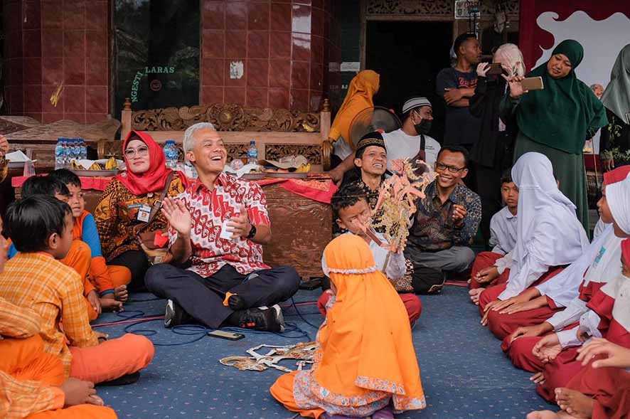 Ganjar Pranowo Kagumi Anak-anak yang Berkesenian Sejak Dini