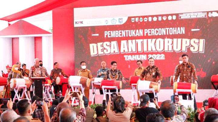 Ganjar Siapkan 7.808 Desa Antikorupsi di Jateng