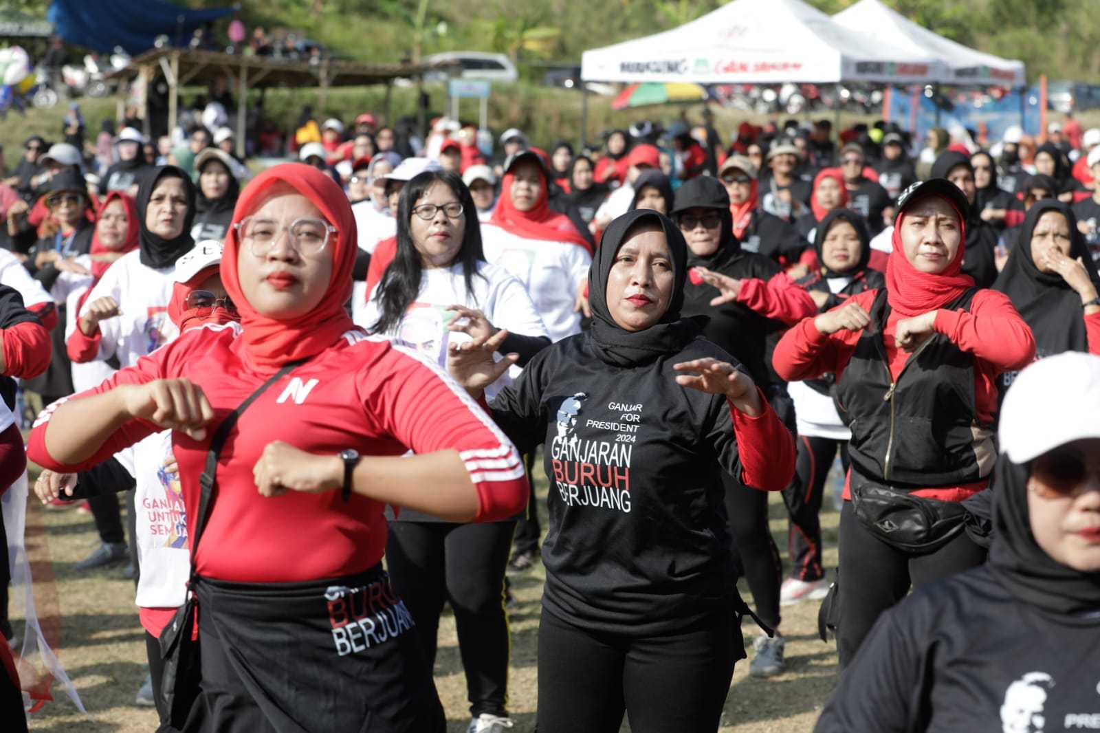 Ganjaran Buruh Berjuang Galakkan Hidup Sehat Bagi Warga Bandung, Bertekad Jadikan Lumbung Suara 2