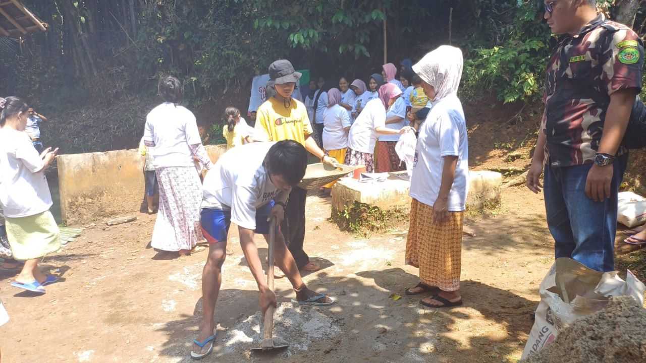 Gardu Ganjar Jaringan Ormas Renovasi Sumber Air dan Pemandian di Pandeglang 3