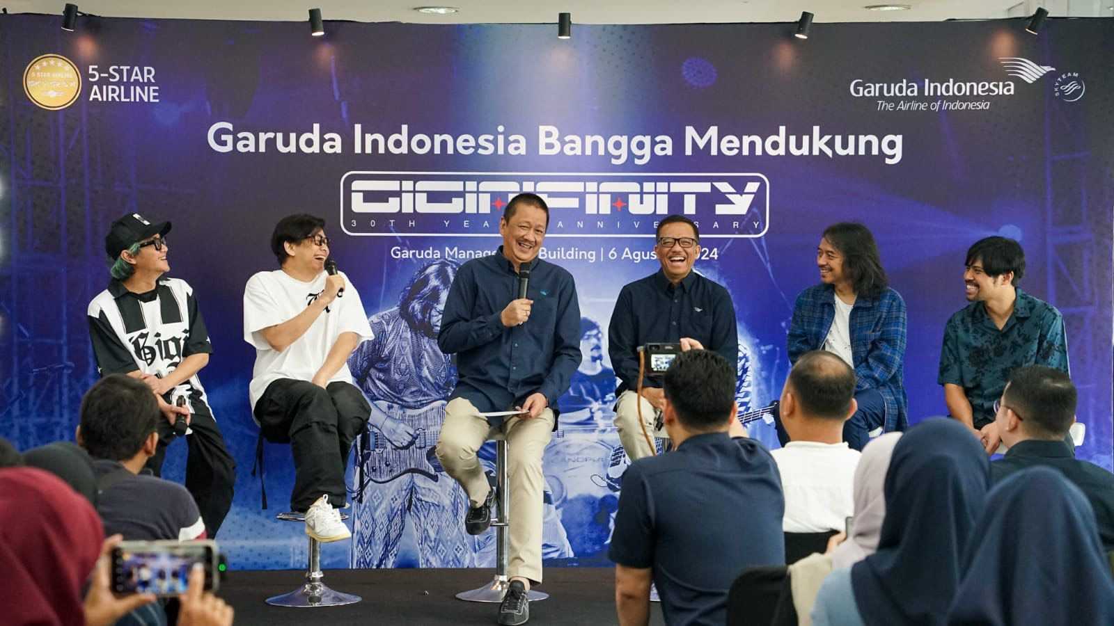 Garuda Indonesia Dukung Konser GIGINFINITY 30th Years Anniversary