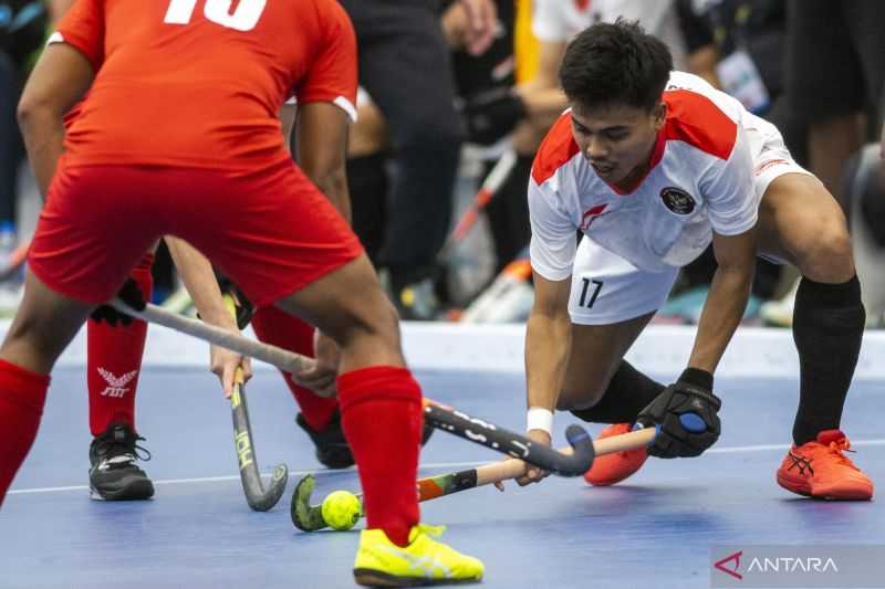 Gawang Hoki Indoor Putra Indonesia Tak Tersentuh Saat Lawan Filipina