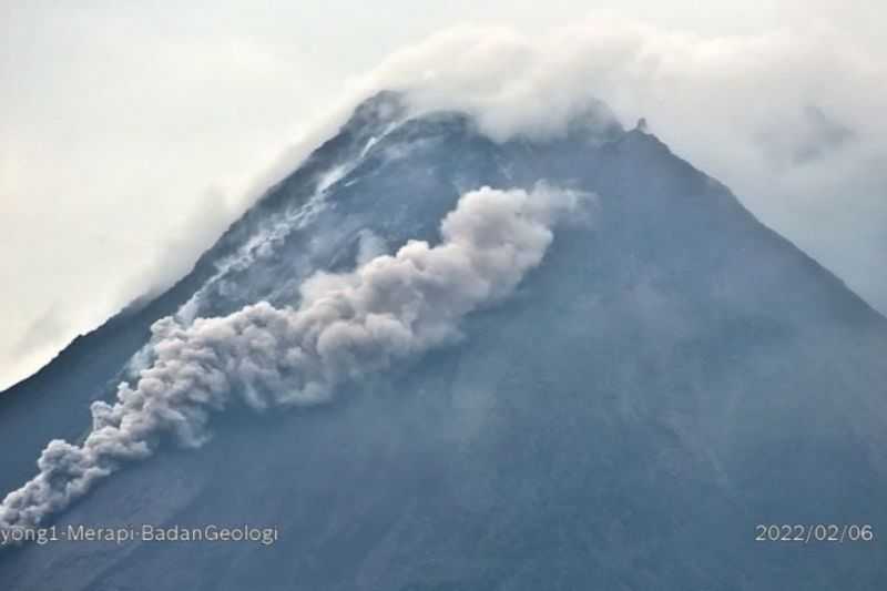 Gawat di Tengah Lonjakan Covid-19, Gunung Merapi Meluncurkan Awan Panas Guguran Sejauh 2 Km