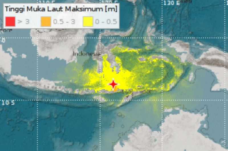 Gawat Gempa M 7,5, BMKG Sampaikan Peringatan Dini Tsunami di Lima Wilayah Ini