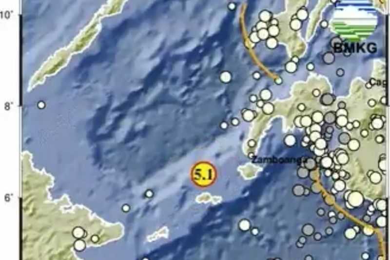 Gawat Mengagetkan, Gempa Magnitudo 5,1 Guncang Timur Laut Tarakan Kalimantan Utara
