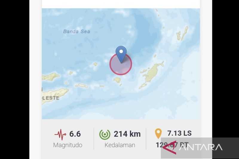 Gawat Semoga Tidak Banyak Korban, BMKG: Gempa Keras Magnitudo 6,6 Guncang Tanibar
