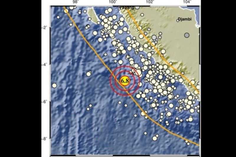 Gawat Semoga Tidak Jatuh Banyak Korban, Gempa Keras dengan Magnitudo 6,8 Guncang Enggano Bengkulu