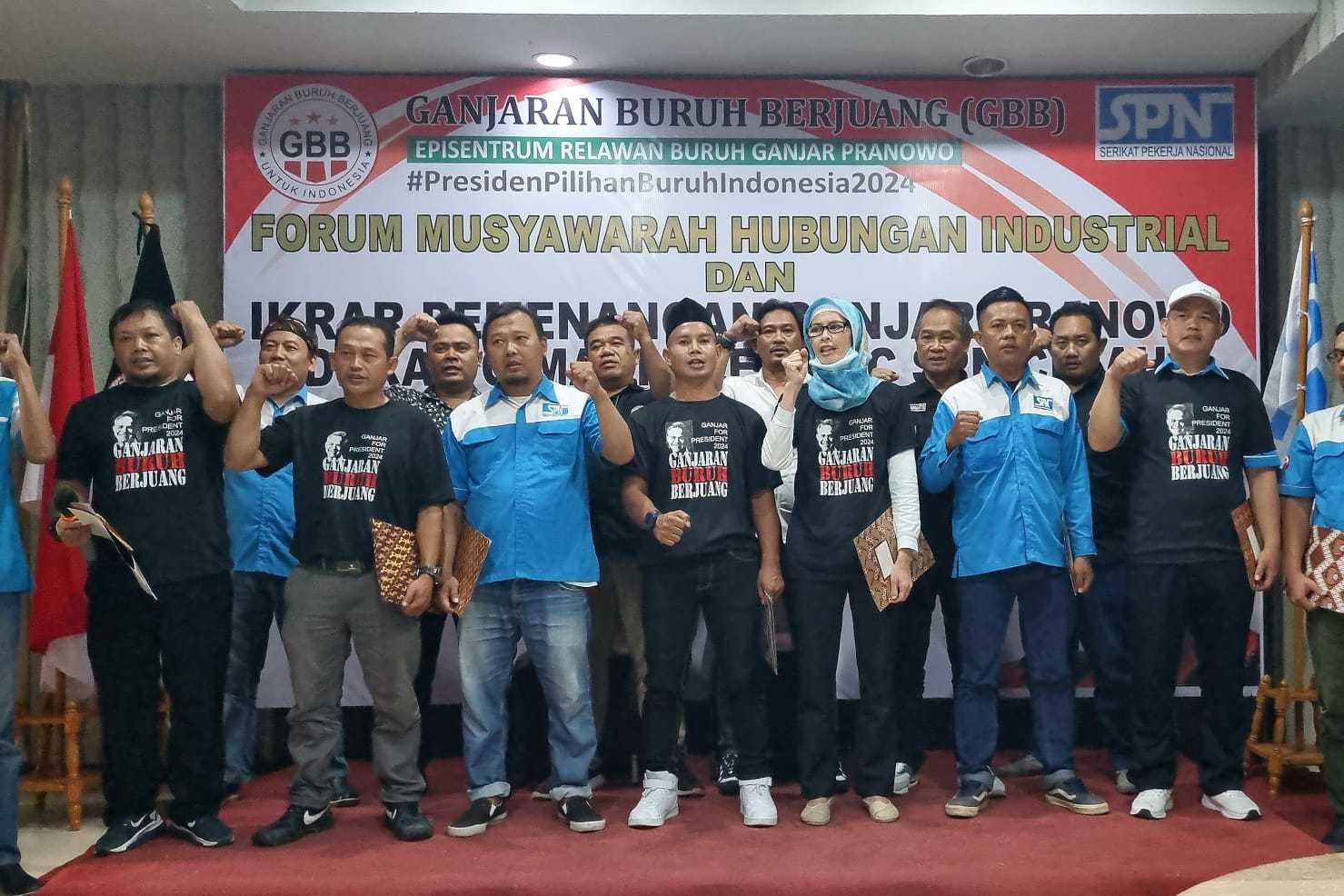 GBB dan SPN Bentuk Struktur di Tingkat Perusahaan Kawal Pemenangan Ganjar di Jabar 2