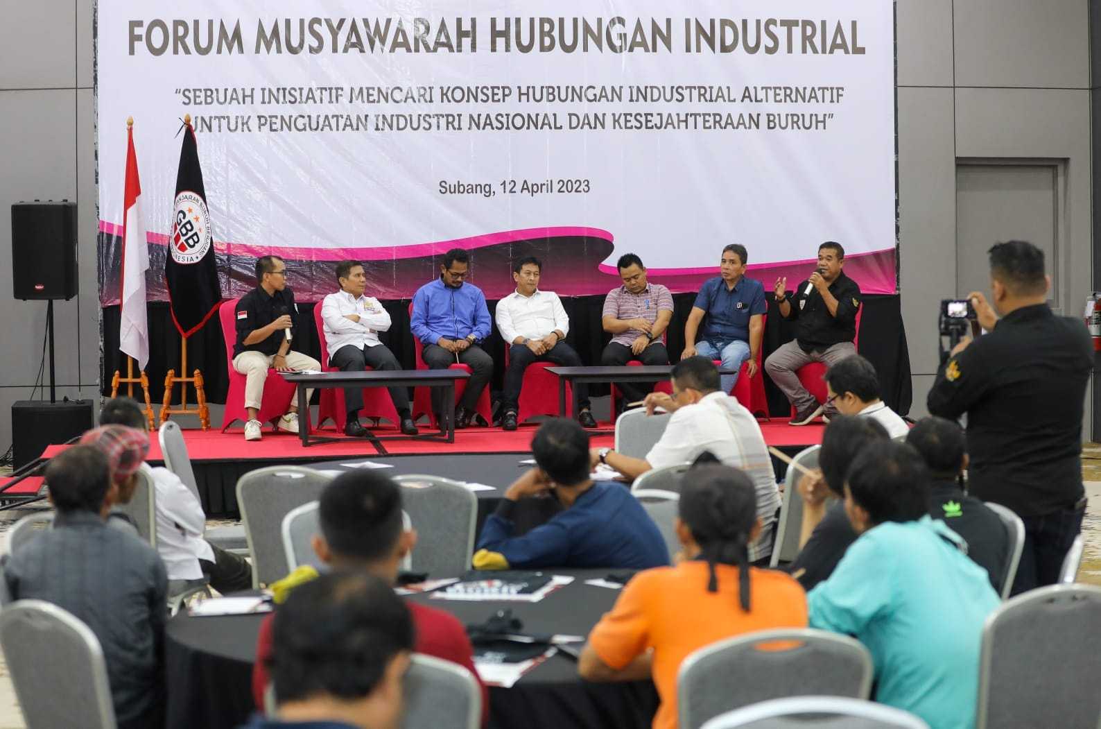 Gelar FMHI di Subang, Ganjaran Buruh Berjuang Ingin Ciptakan Harmonisasi Hubungan Industrial