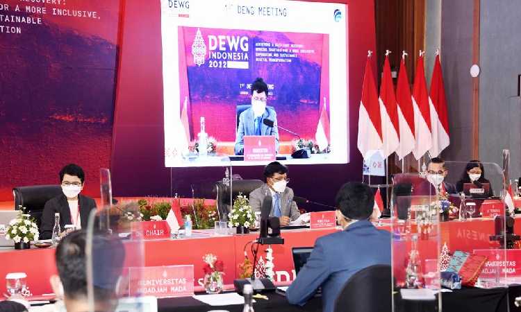 Gelar Forum DEWG Pertama, Menkominfo Johnny G Plate Sebut Lombok Barat Jadi Tonggak Sejarah Ekonomi Digital Dunia