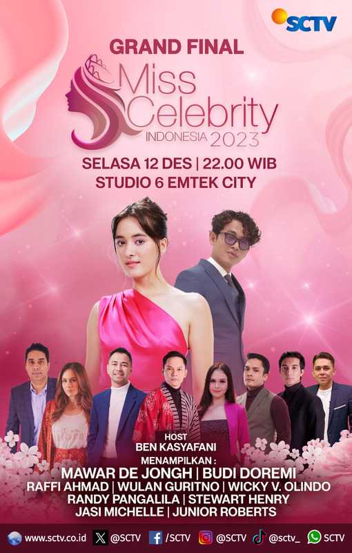 Gelar Juara Miss Celebrity Indonesia 2023 Akan Diperebutkan 20 Grand Finalis