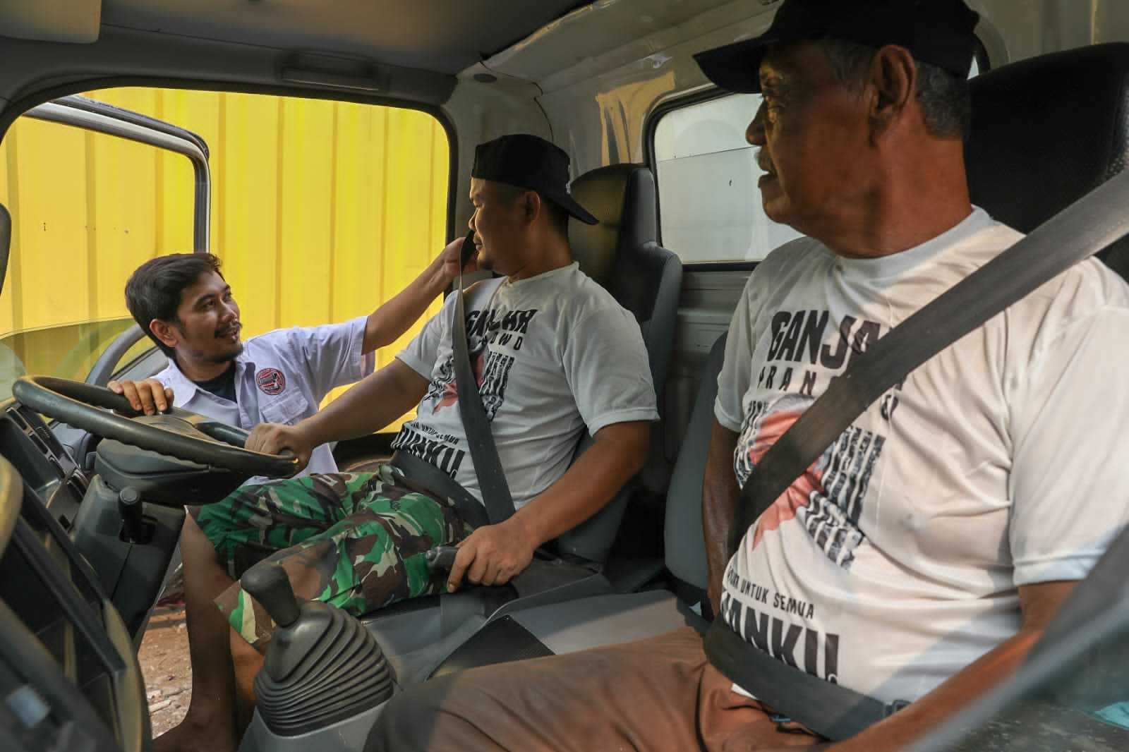 Gelar Pelatihan Safety Driving ke Sopir Truk, Sukarelawan Ganjar Tekankan Pentingnya Persiapan