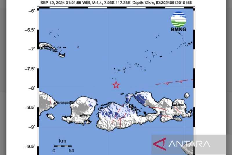 Gempa Bumi Dangkal Guncang Pulau Saring, Getaran Terasa hingga Kabupaten Sumbawa