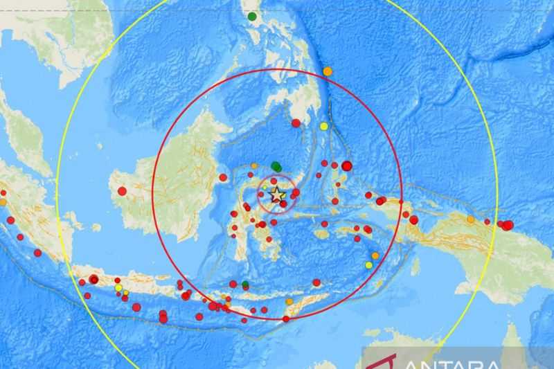 Gempa Kuat dengan Magnitudo 6,4 Guncang Gorontalo