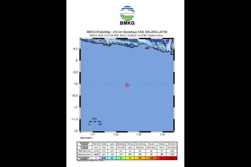 Gempa M5,2 di Samudra Hindia Dipicu Aktivitas Subduksi Lempeng Indo-Australia