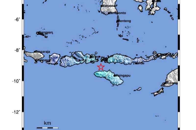 Gempa M5,3 Guncang Sumba Barat NTT