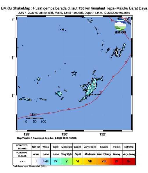 Gempa M6,0 Guncang Maluku, Akibat dari Aktivitas Subduksi Lempeng Laut Banda