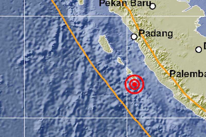 Gempa Magnitudo 5,7 Guncang Mentawai Tidak Berpotensi Tsunami