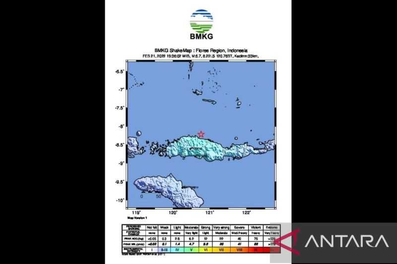 Gempa Manggarai NTT, BMKG: Sudah Terjadi 89 Gempa Susulan. Guncangan Terasa di Labuan Bajo