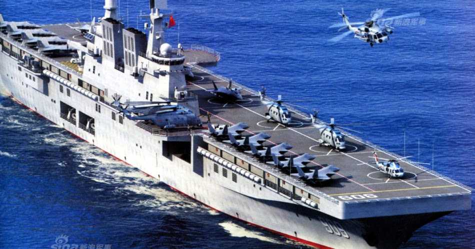 Gempar! Kapal Perang Amfibi Hainan Perkuat Militer Tiongkok Caplok Pulau-pulau Disekitar Negaranya