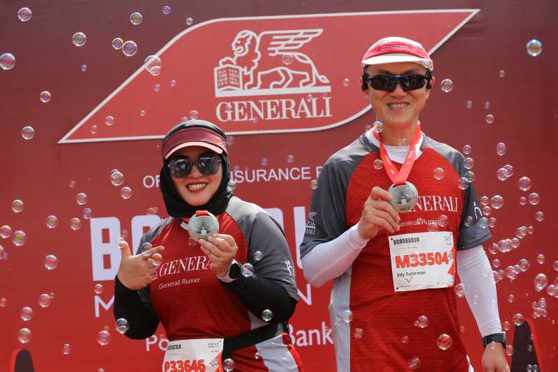 Generali Indonesia Lindungi 10 Ribu Pelari Lokal  dan Mancanegara Di Borobudur Marathon 2023 2