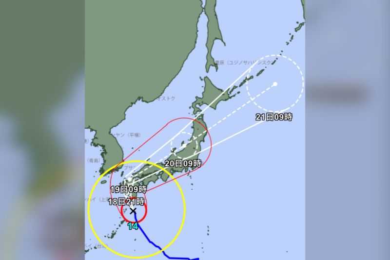 Genting! Badai Nanmadol Makin Dekat, WNI di Jepang Diimbau Hubungi KBRI Tokyo dan KJRI Osaka