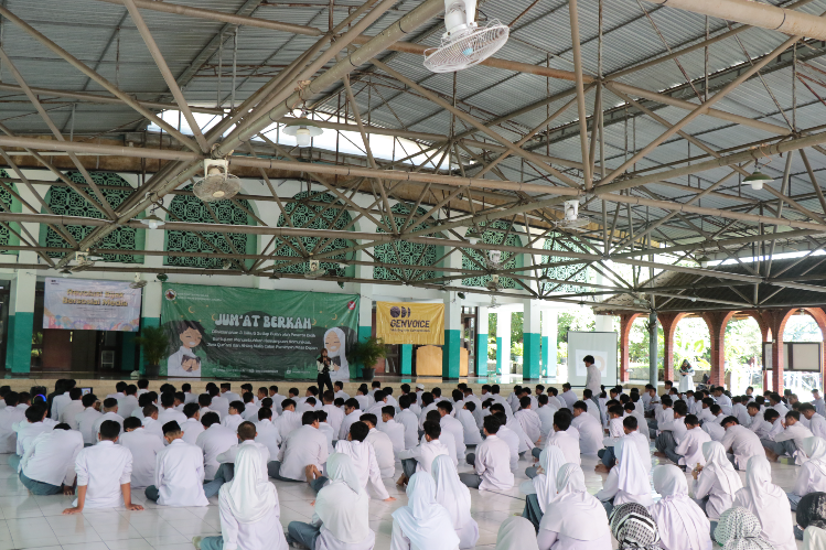 Genvoice Ajak Siswa SMK Islam PB Soedirman 1 Bijak Bersosial Media