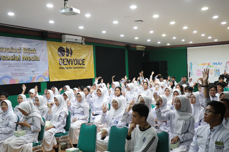 Genvoice Gelar Seminar Revolusi Bijak Bersosial Media Edisi Ketiga di SMAN 48 Jakarta