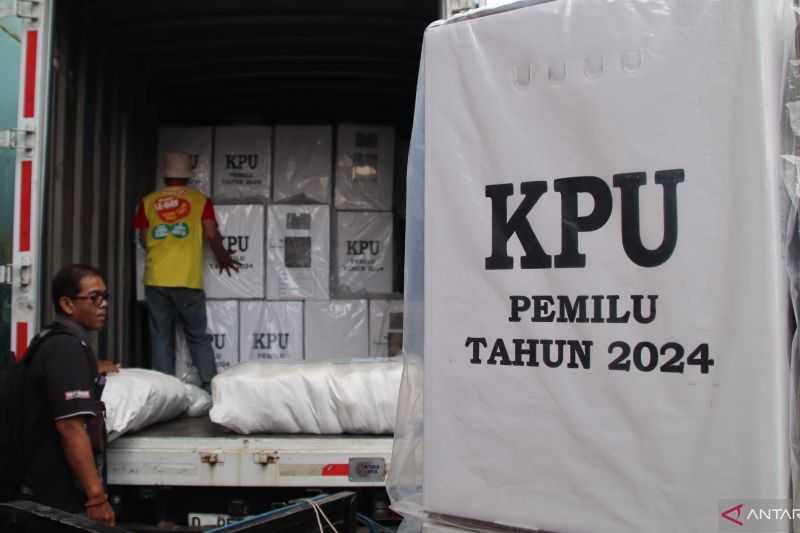 Gerak Cepat, KPU Cianjur Mulai Distribusikan Logistik Pemilu ke Wilayah Terjauh