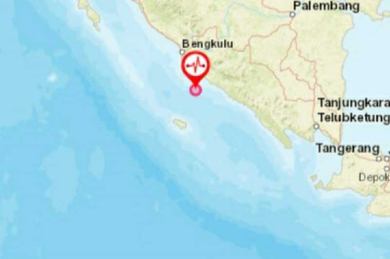 Getaran Gempa Magnitude 5,2 Dirasakan Warga Kota Bengkulu