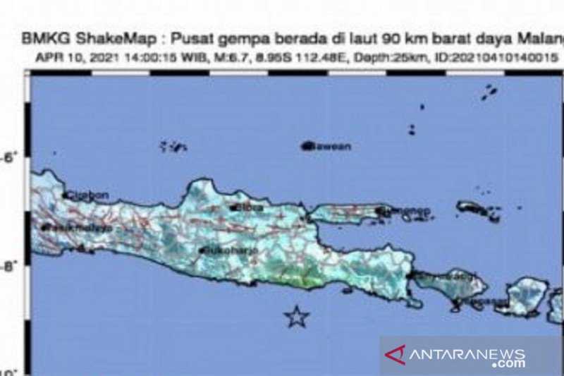 Getaran Gempa Malang Terasa Hingga di Pamekasan