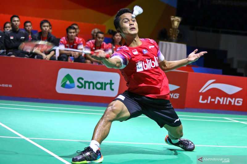 Ginting Amankan Kemenangan Pertama di Penyisihan Grup J Olimpiade