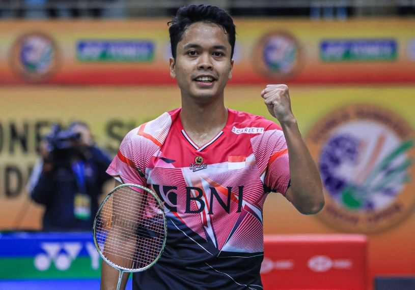 Ginting Melesat ke Babak Final Kejuaraan Badminton Asia