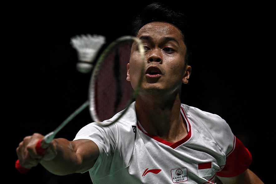 Ginting Nyaris Tumbang di Babak Pertama