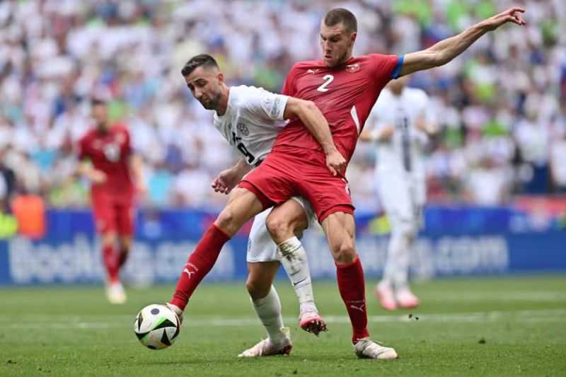 Gol Dramatis Jovic Memaksa Laga Slovenia Vs Serbia Berakhir Imbang 1-1