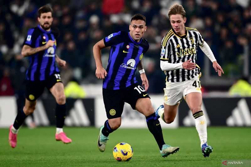 Gol Martinez Pastikan Inter Tetap Unggul Dua Poin atas Juventus
