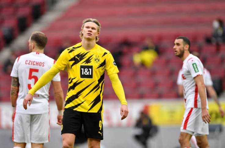 Gol Menit Akhir Haaland Selamatkan Dortmund dari Kekalahan Atas Cologne