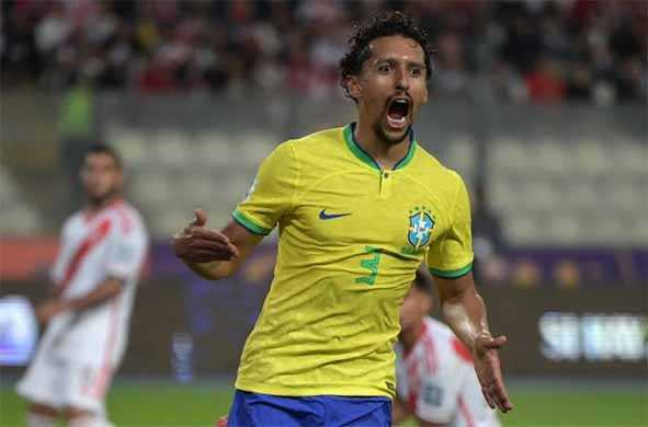Gol Tunggal Marquinhos Antar Brasil Kalahkan Peru 1-0