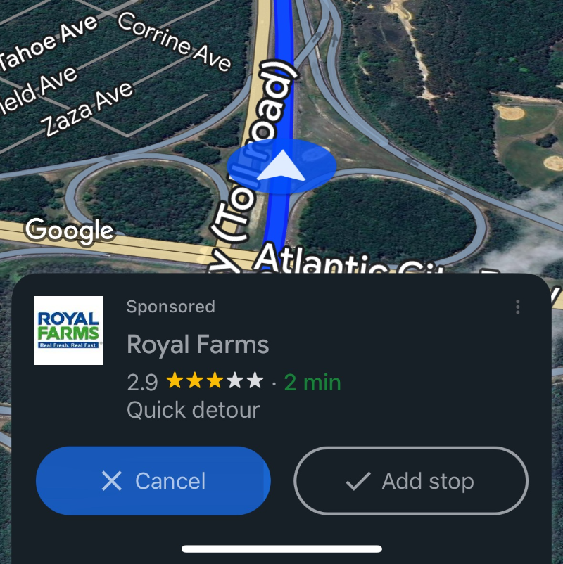 Google Maps Uji Fitur Baru yang Mempromosikan Sponsor