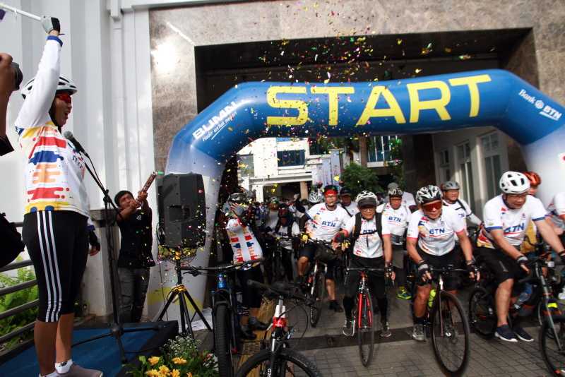 Gowes Bareng HUT Ke73 BTN 1