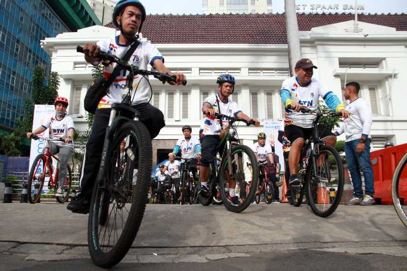 Gowes Bareng HUT Ke73 BTN 2