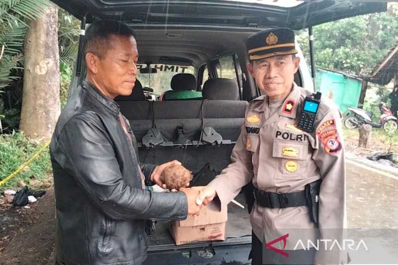 Granat Aktif Temuan Warga Diserahkan ke Kodim Cianjur