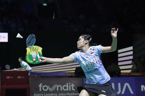 Gregoria Bertemu Wang Zhi Yi di Perempat Final