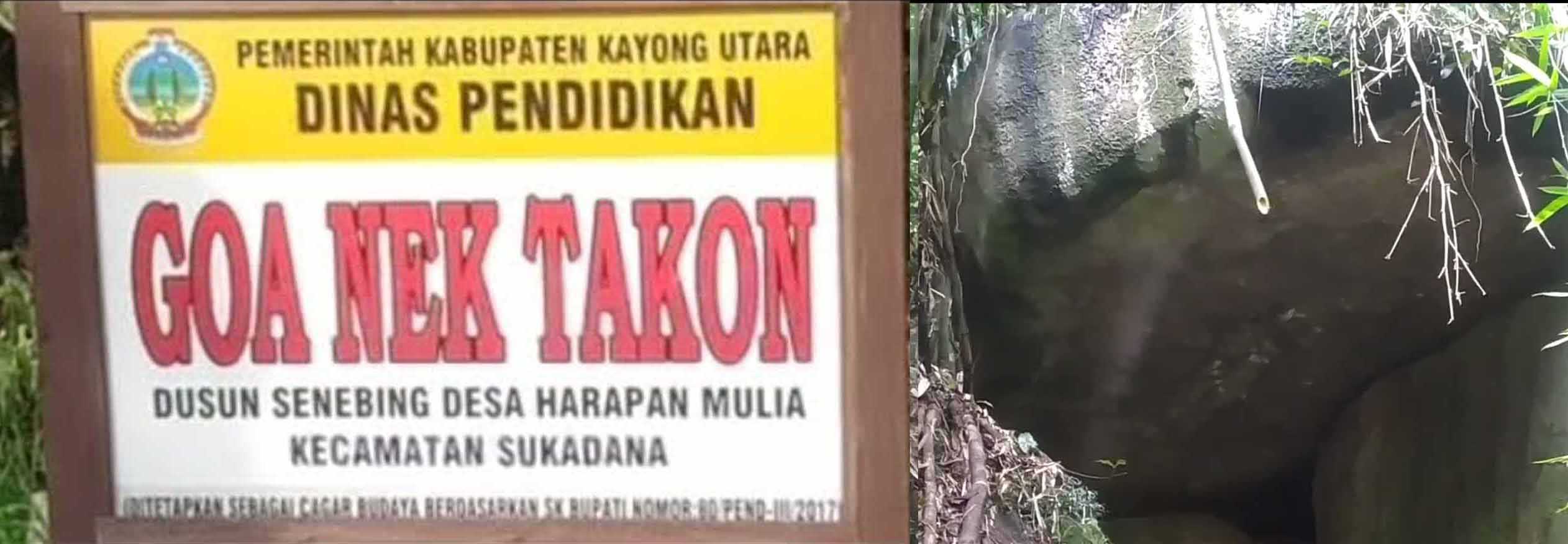 Gua Nek Takon, Tempat Tinggal Nenek Moyang Masyarakat Sukadana