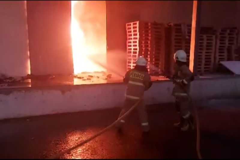 Gudang Bahan Baku Obat Terbakar di Cawang, Kerugian Capai Rp20 Miliar