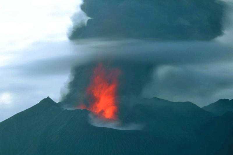 Gunung api di Sakurajima, Jepang meletus, tinggi semburan 5.000m
